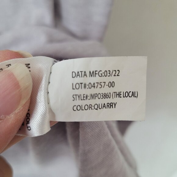 Johnnie-O Shirt Mens XL Quarry Grey The Local Polo Golf Hangin Out Garment‎ Wash - Picture 8 of 13